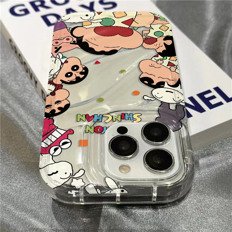 Ốp Điện Thoại Dẻo Trong Suốt Họa Tiết Hoạt Hình Cậu Bé Bút Chì Cho Iphone 7 / 1312 xriPhone14promax /ins / plus 8 11 CA7W