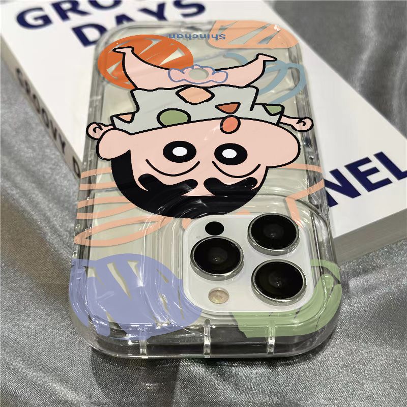 Ốp Điện Thoại Mềm Trong Suốt Hình Shin-Chan Cho iPhone14promax / ZWAR 1312sins 78 plus / 11 xr