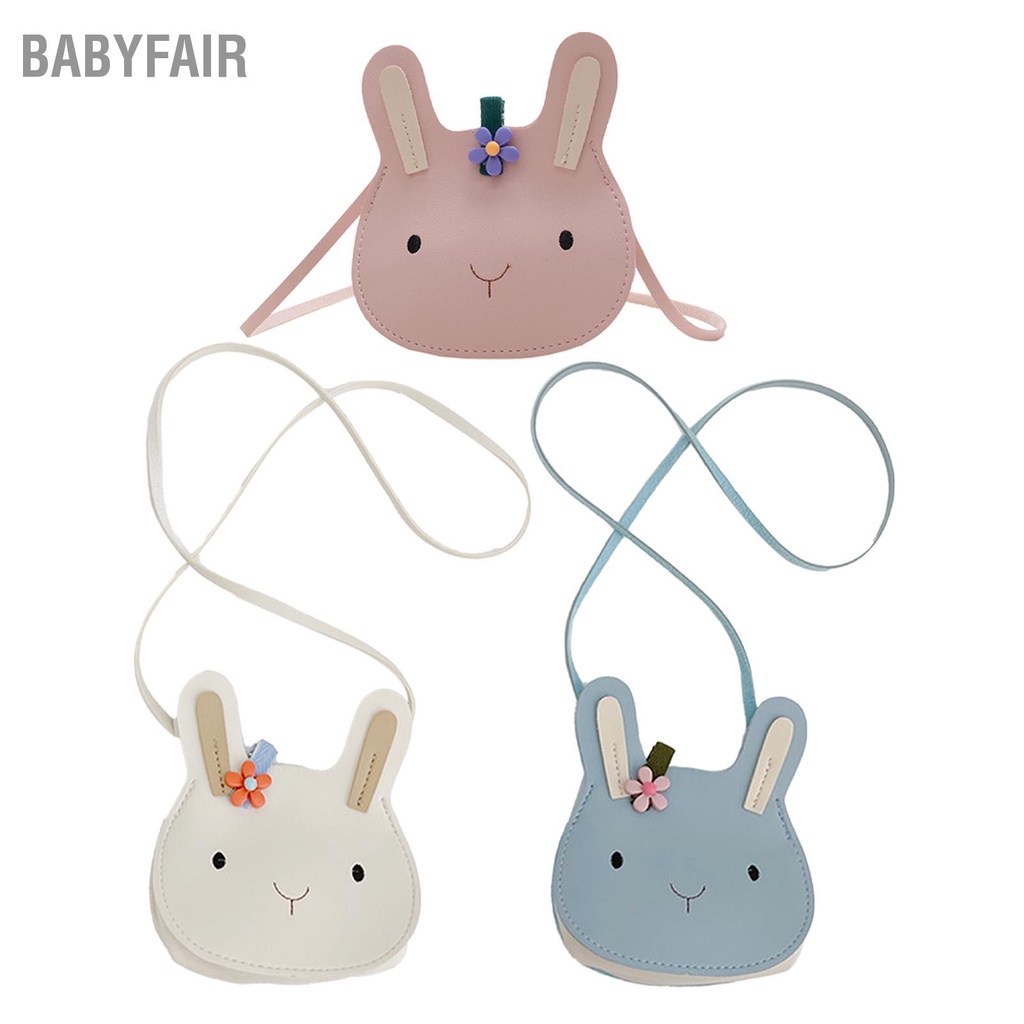 Babyfair Túi Đeo Vai Mini Có Dây Thể Điều Chỉnh Hoạt Hình Chú Thỏ Tiền  Xách Trẻ Em Cho Bé Gái