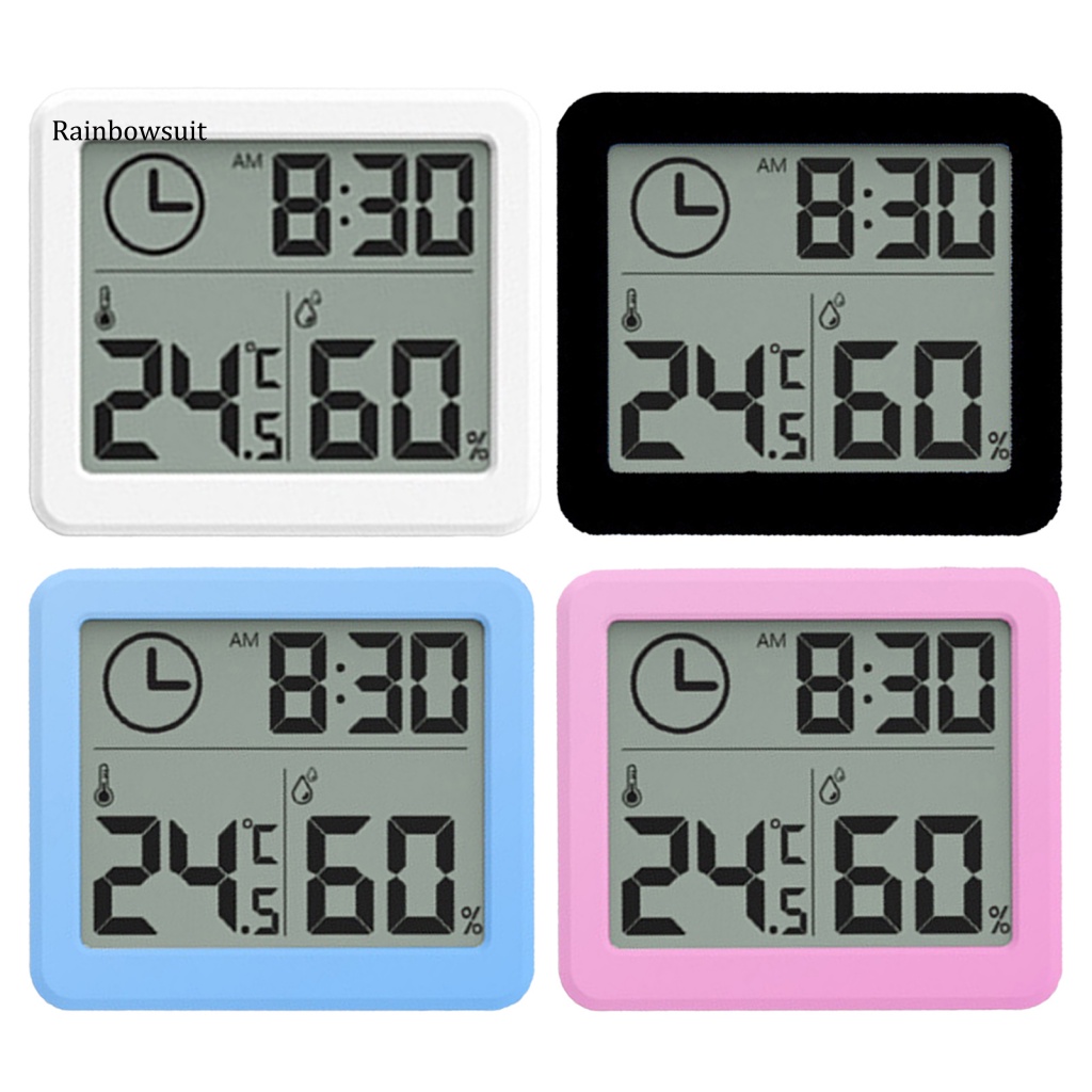 Đồng Hồ Đo Nhiệt Độ Và Độ Ẩm Màn Hình LED Kỹ Thuật Số Độ Chính Xác Cao Đa Năng Dùng Trong Nhà / Ngoài Trời
