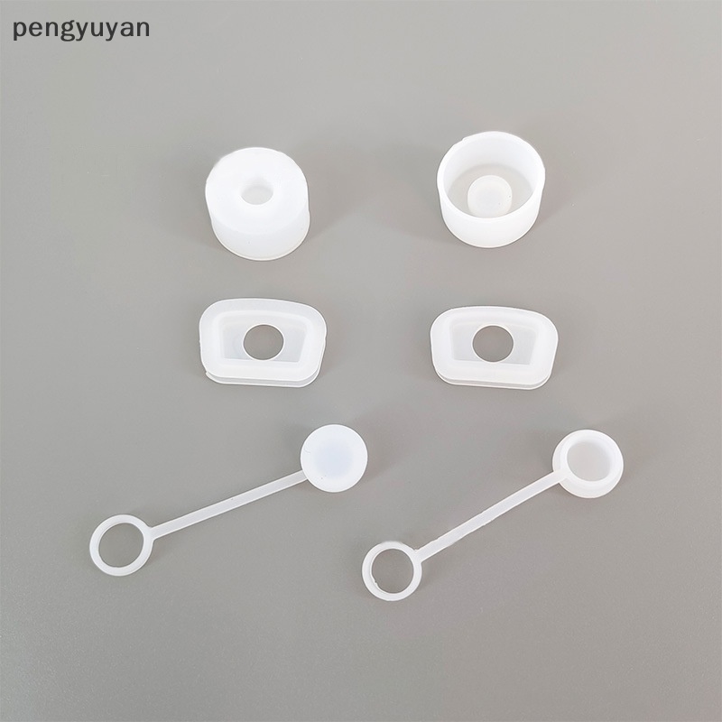 Bộ 2 Nắp Đậy Ống Hút Trong Suốt Chống Tràn / Bụi Bẩn Tiện Dụng Cho Xe Hơi