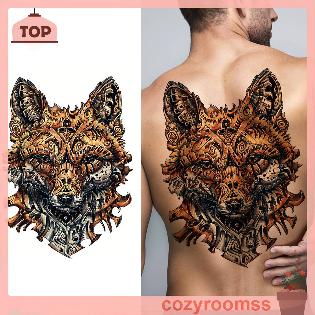 Hình Xăm Dán Tạm Thời Chống Thấm Nước Họa Tiết Động Vật Độc Đáo