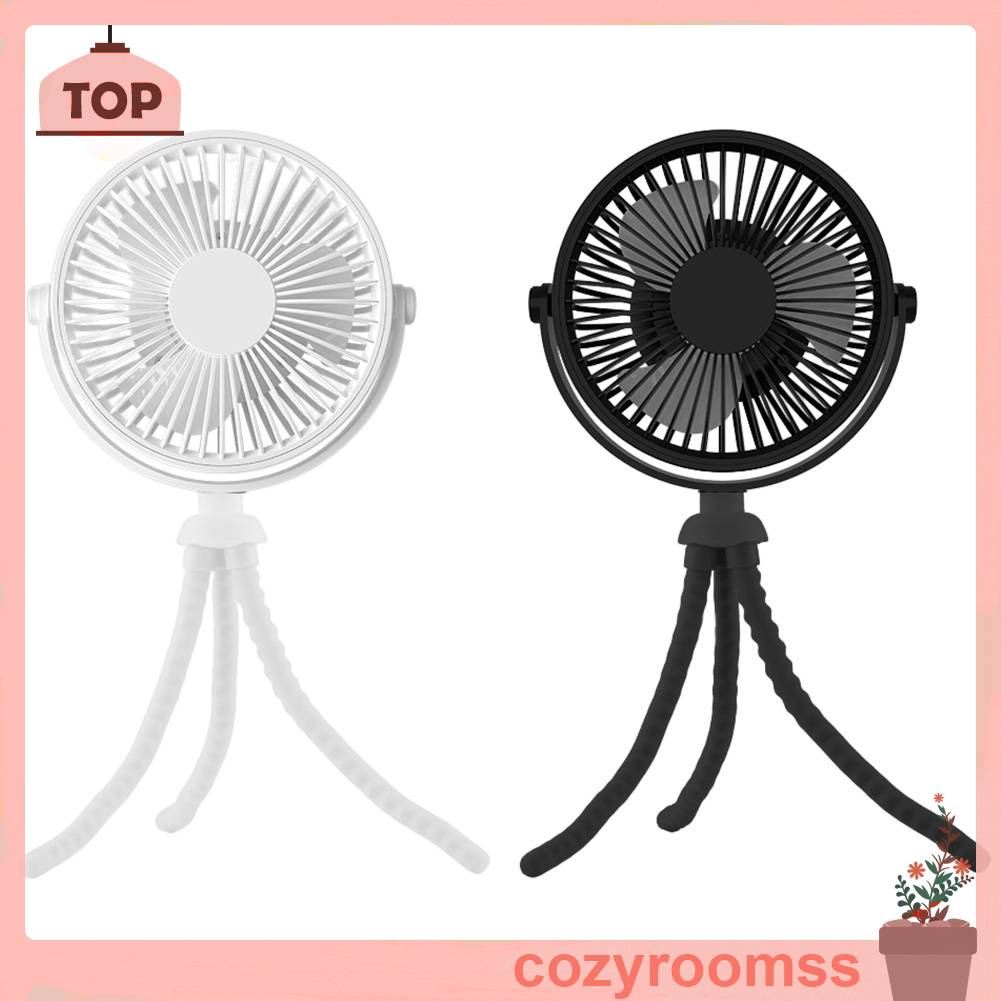 Quạt Mini Cầm Tay 3 Tốc Độ Không Ồn Hình Bạch Tuộc Sáng Tạo