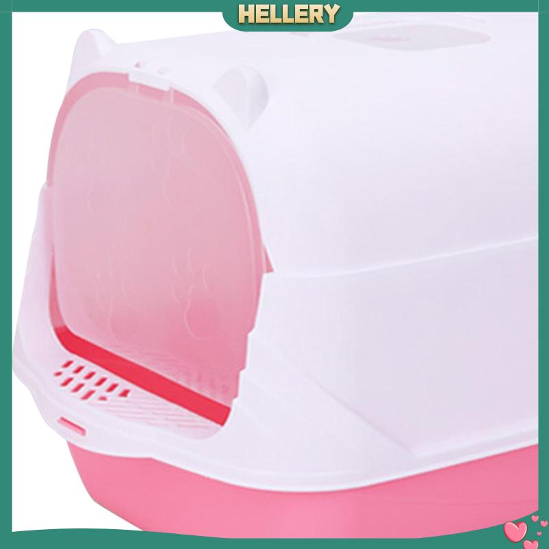 Hộp Nuôi Mèo Có Mũ Trùm Đầu Chống Văng Tiện Lợi