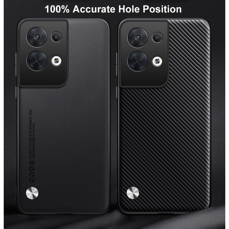 Ốp Điện Thoại Da PU Nhám Chống Sốc Cho OPPO Reno 8 / 8 Pro / 8 Lite / 8z / 8T 5G