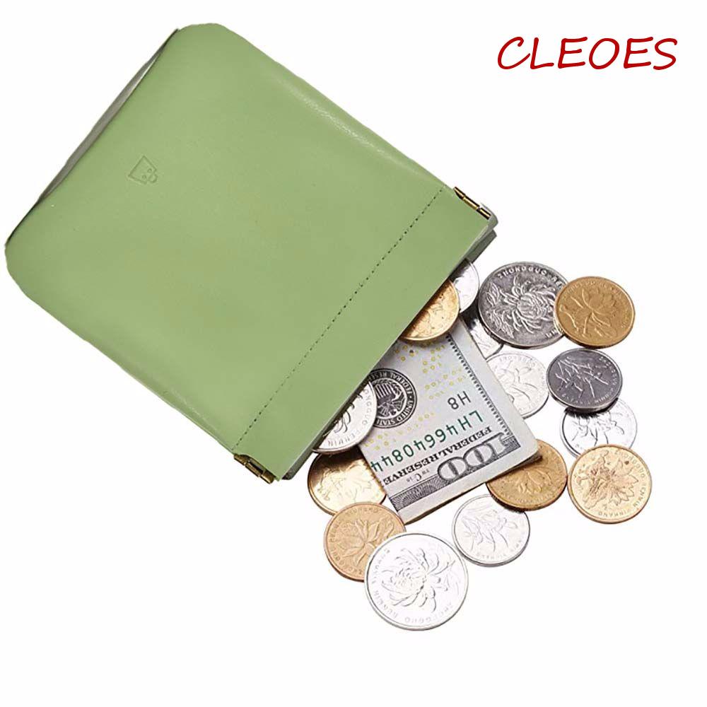 CLEOES Ví Da Đựng Tiền Xu / Tai Nghe / Son Môi Cỡ Nhỏ Kiểu Bắc Âu Dễ Thương Giá