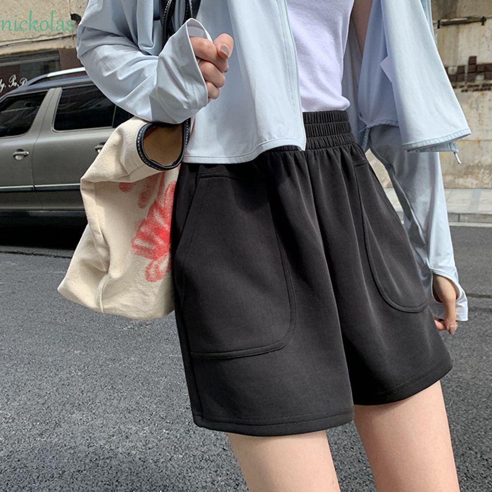 NICKOLAS Quần Short Thể Thao Màu Sắc Thời Trang Mùa Hè Quyến Rũ Cho Nữ