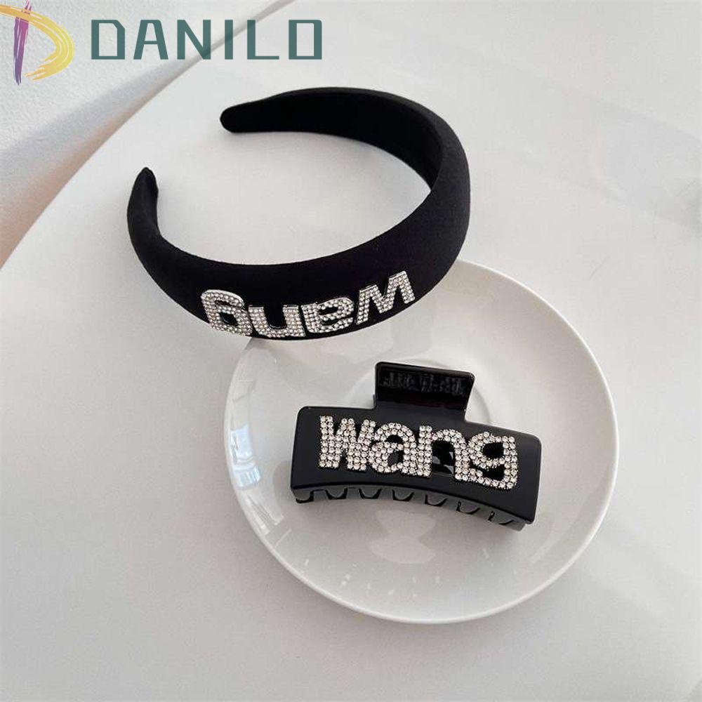 DANILO Băng Đô Vải Nhung Đính Đá Thời Trang Cho Nữ