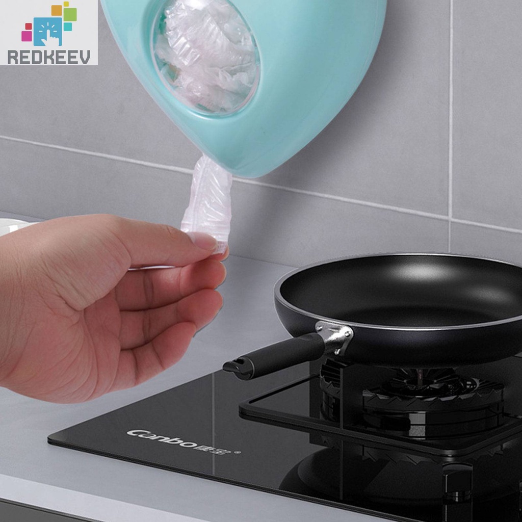 Hộp Đựng Màng Bọc Thực Phẩm Hình Trái Tim Bằng Nhựa Gắn Tường Nhà Bếp