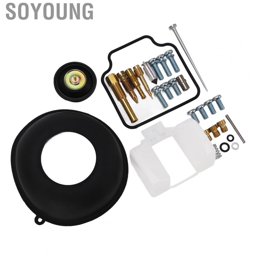 Soyoung 29PCS Carburetor  Kit 16016 MAH 670 Aging Resistant Carb Rebuild Set Fit For NX650 1988 to 1994
