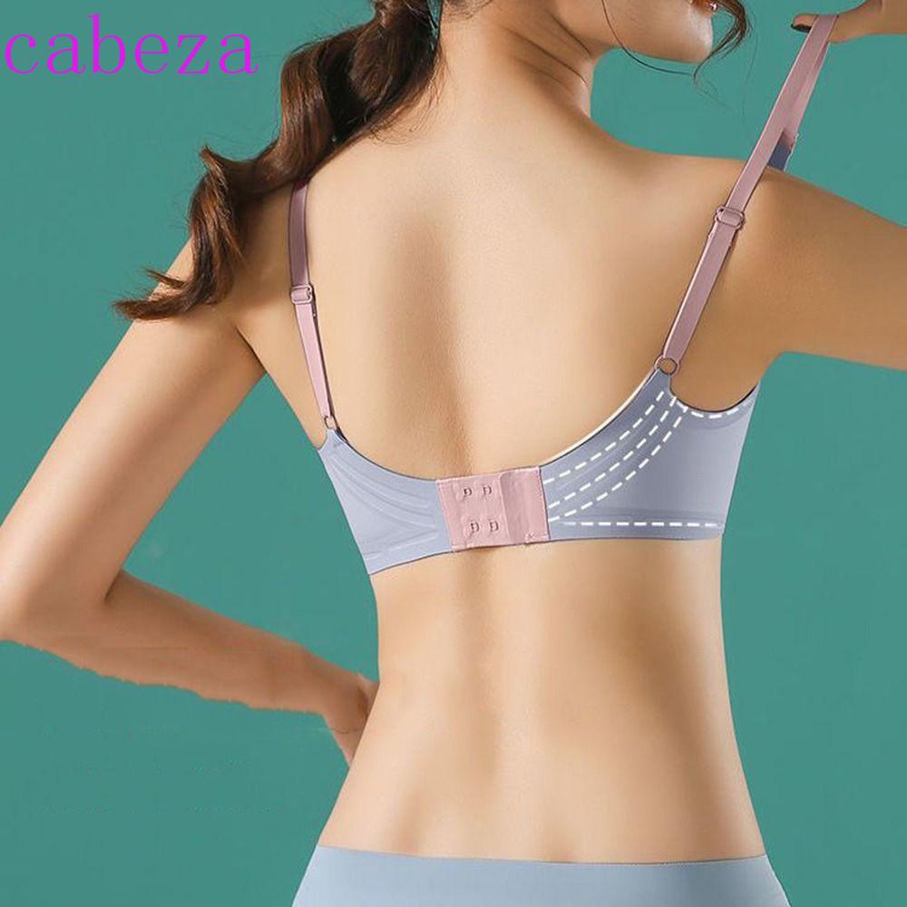 CABEZA Áo Bra Thể Thao Không Gọng Màu Sắc Đơn Giản Cho Nữ