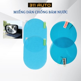 Bộ miếng dán gương chiêu hậu ô tô nano, chống bám nước