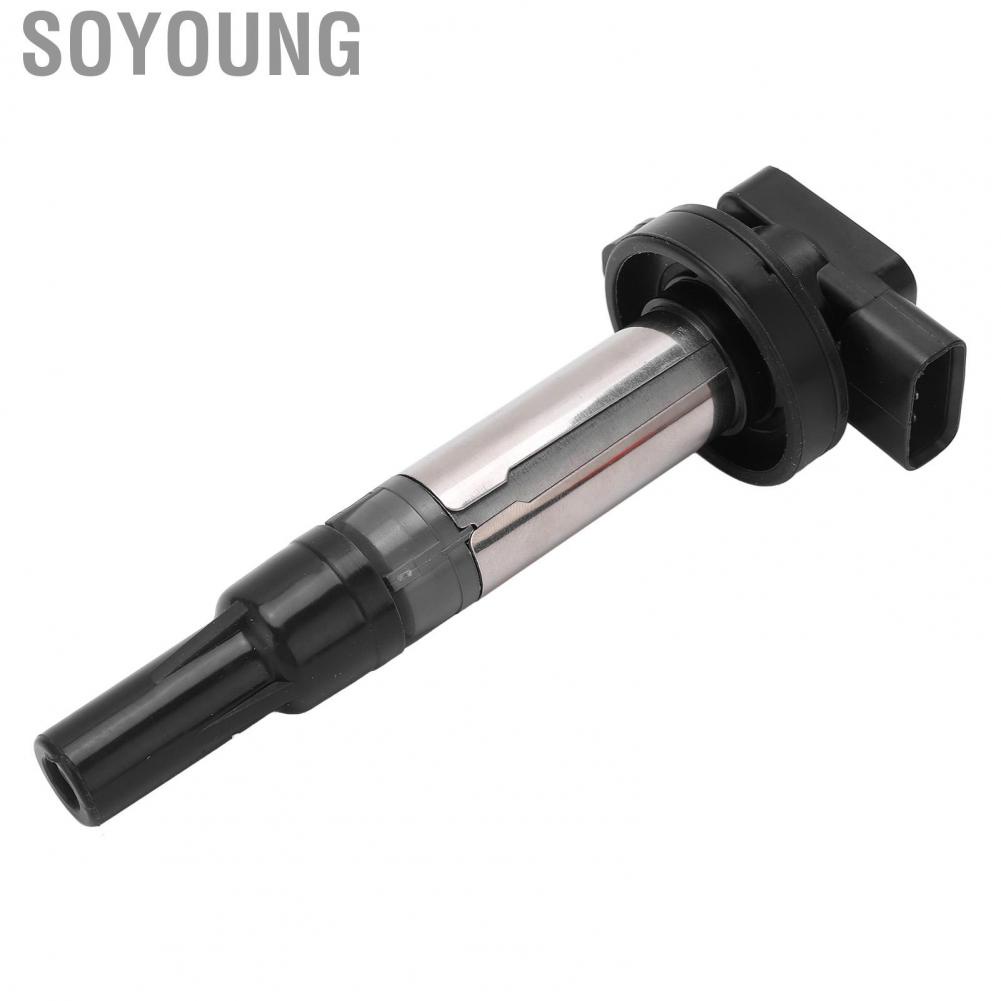 Soyoung Engine Ignition Coil  Sturdy Seal Coated AJ87644 Metal for Car