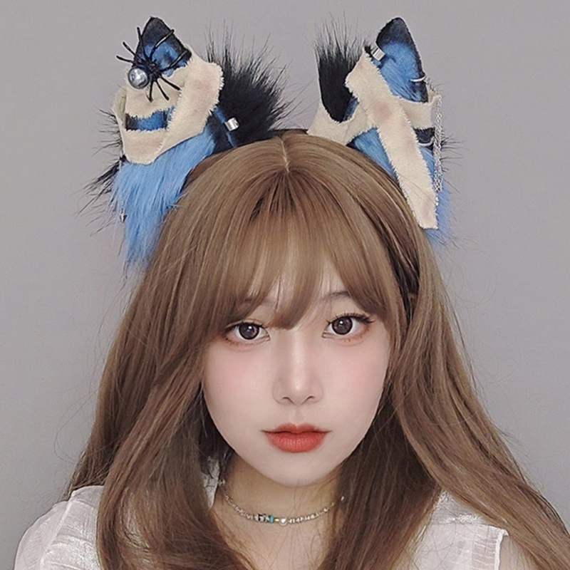 Băng Đô Tai Mèo Hoạt Hình Phong Cách Halloween