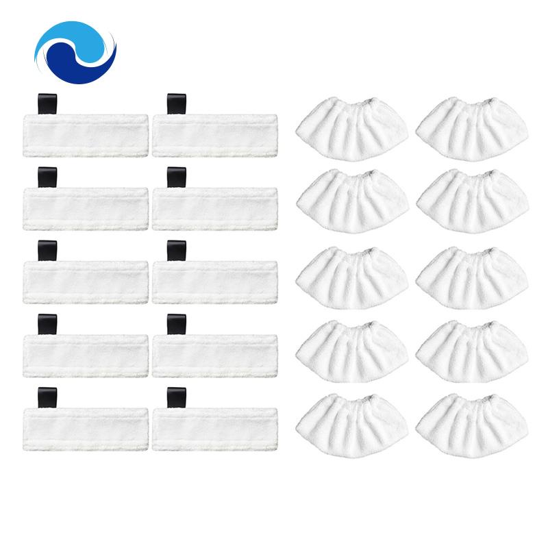 Giẻ Lau Bằng Sợi Nhỏ Màu Trắng Thay Thế Chuyên Dụng Cho Karcher Easyfix SC1 SC2 SC3 SC4 SC5