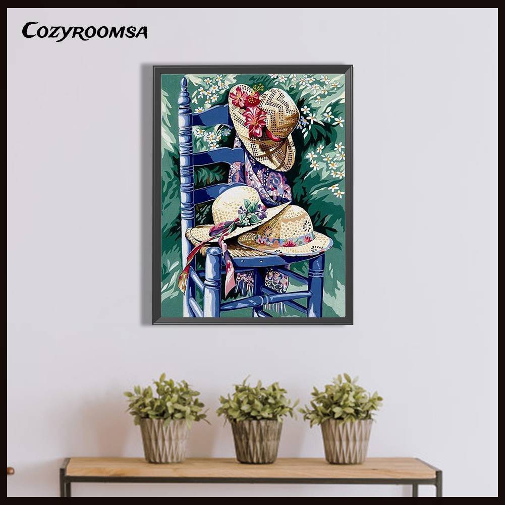 Tranh Đính Đá Kim Cương Toàn Bộ 5D DIY Hình Vẽ Nón