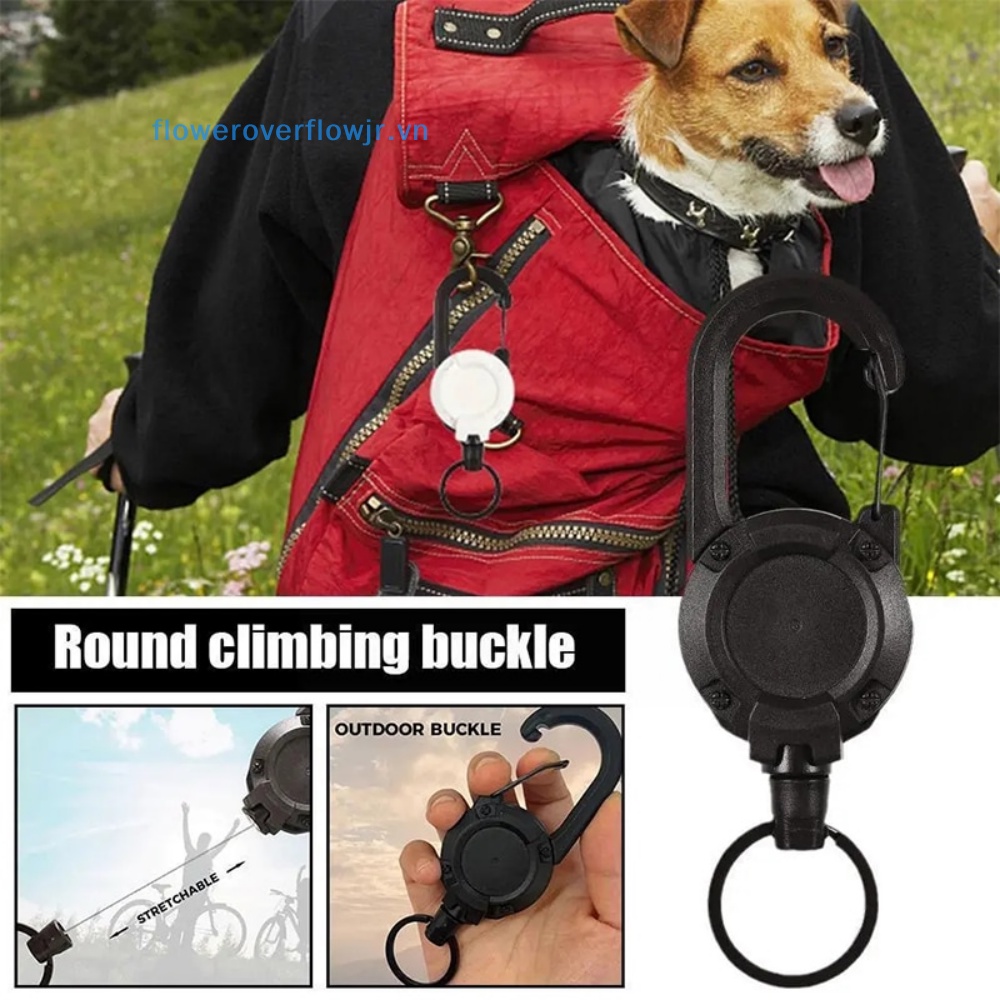 Dây Móc Khóa Tự Động Chống Trộm Luya FJR Mới Ngoài Trời Có Thể Thu Gọn