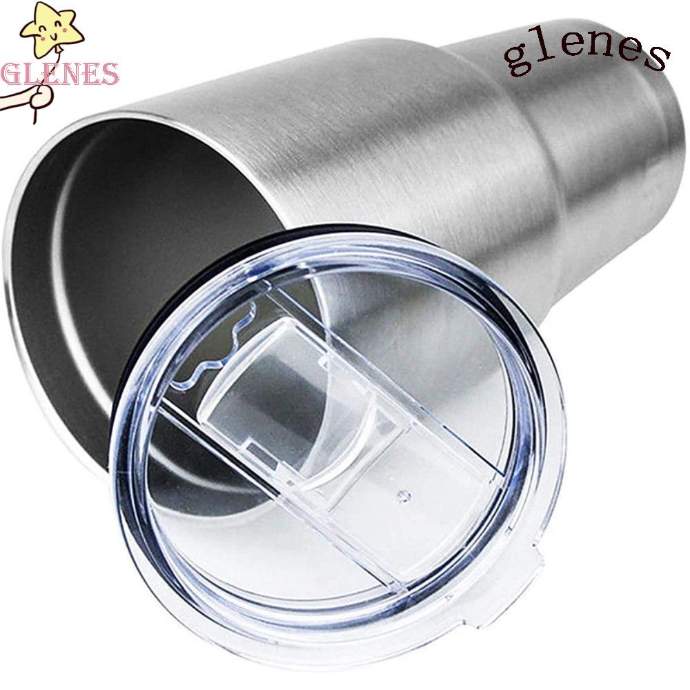 GLENES Nắp Trượt Bằng Nhựa Trong Suốt Có Thể Tái Sử Dụng Cho 20oz / 30oz
