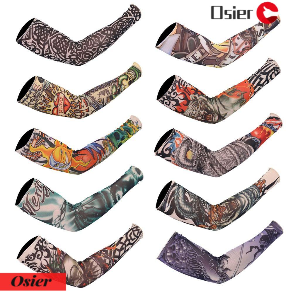 OSIER1 Găng Tay Cánh Tay Thể Thao Thiết Kế Mới Họa Tiết Hoa Thời Trang Dành Cho Mùa Hè