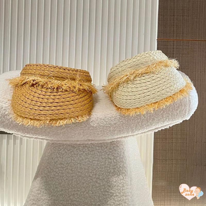 Được Khuyến Nghị! Nón Cói Rộng Vành Hở Chóp Chống Nắng Thời Trang Đi Biển Mùa Hè Cho Bé