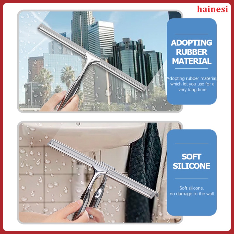 Set 2 Dụng Cụ Lau Kính Có Dải Gạt Nước