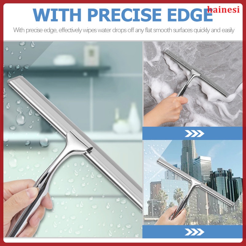 Set 2 Dụng Cụ Lau Kính Có Dải Gạt Nước