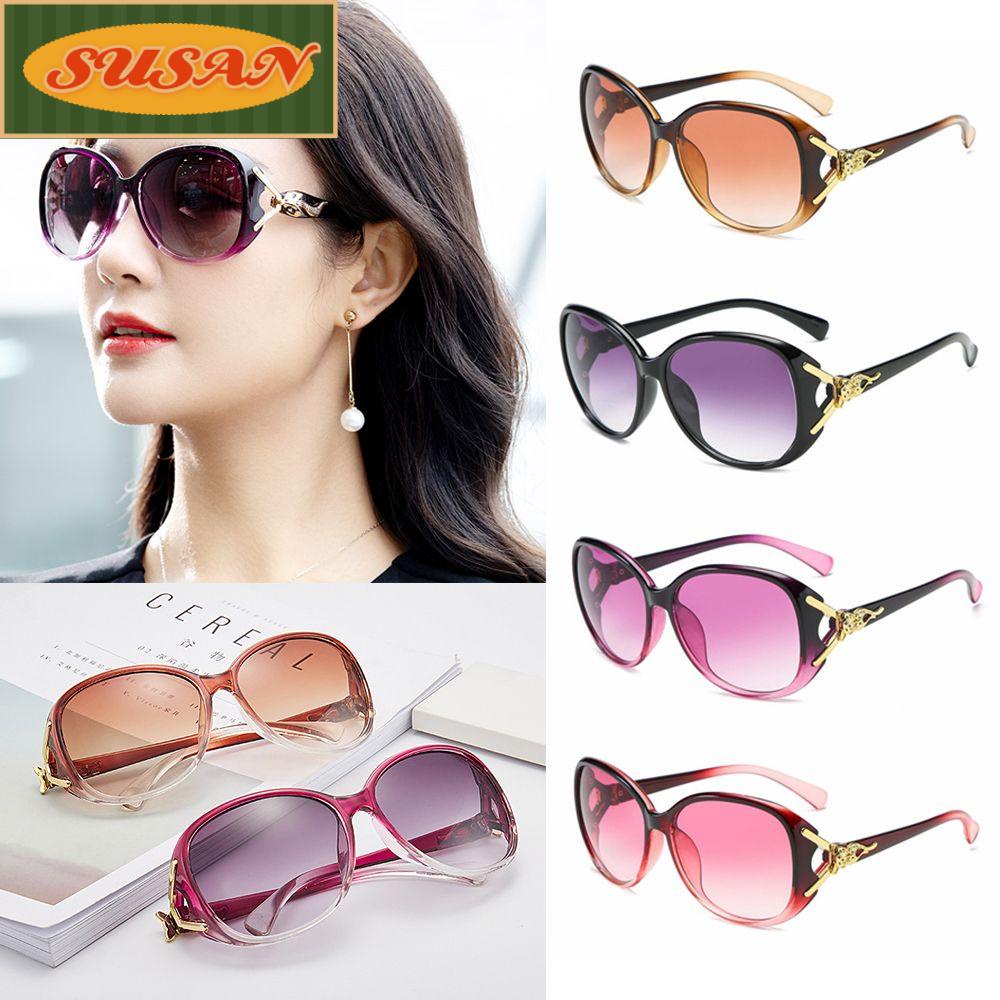 SUSANS Kính Râm Nữ Chống Tia UV400 Phong Cách Retro