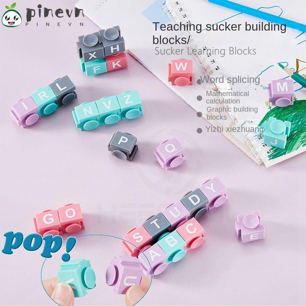PINEVN Đồ Chơi Khối Xây Dựng Có Giác Hút Cho Bé