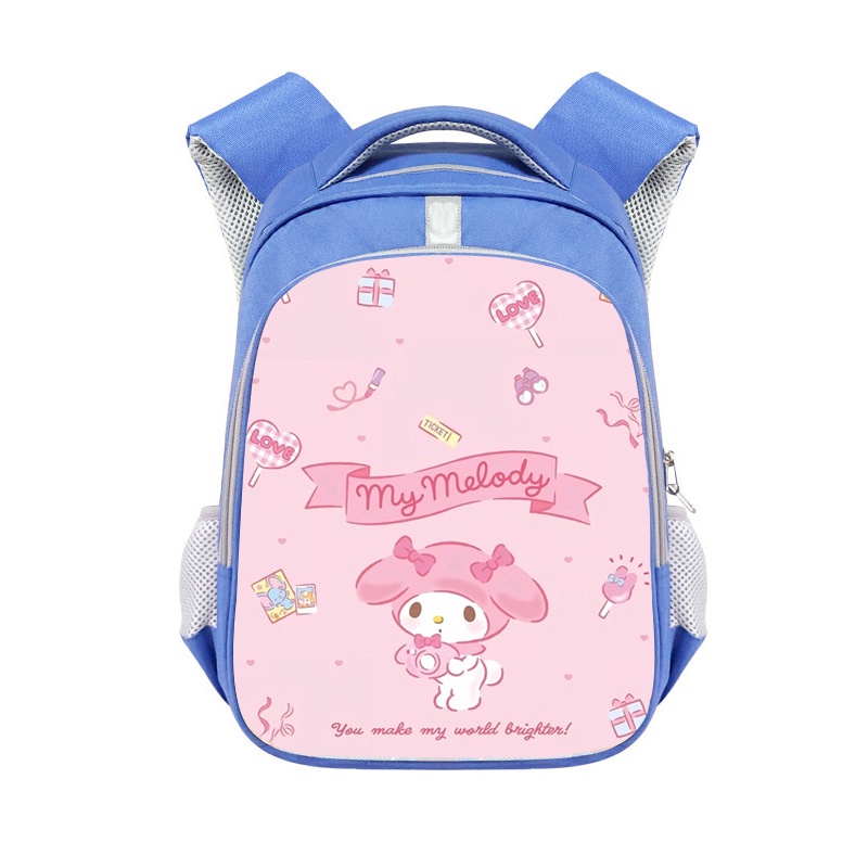 Ba Lô Đa Năng Thoáng Khí Sức Chứa Lớn In Họa Tiết Sanrio Kuromi Cinnamon Cho Nam Và Nữ