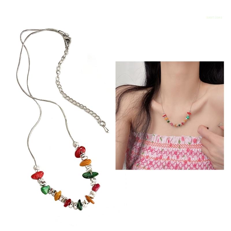 Vòng cổ Mạ Vàng 2K Mặt Hình Trái Tim Thời Trang Cho Nữ