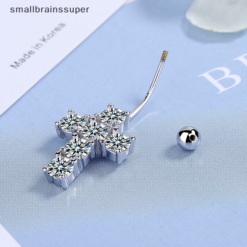 Khuyên Rốn Mặt Chữ Thập Đính Đá Quyến Rũ Thời Trang Cho Nữ SBS