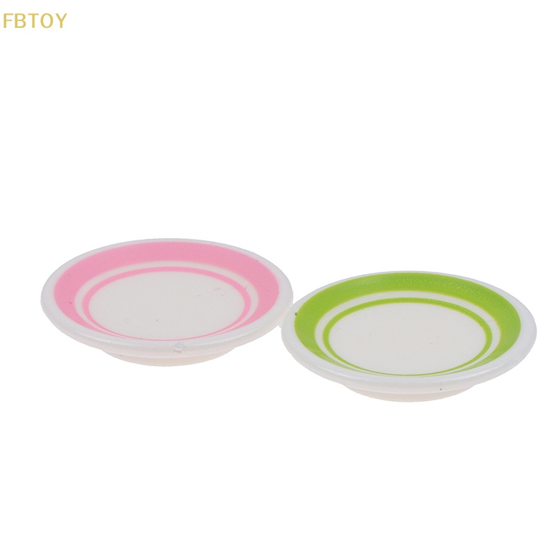 1 Bộ Chén Đĩa Thức Ăn Mini Trang Trí Nhà Búp Bê