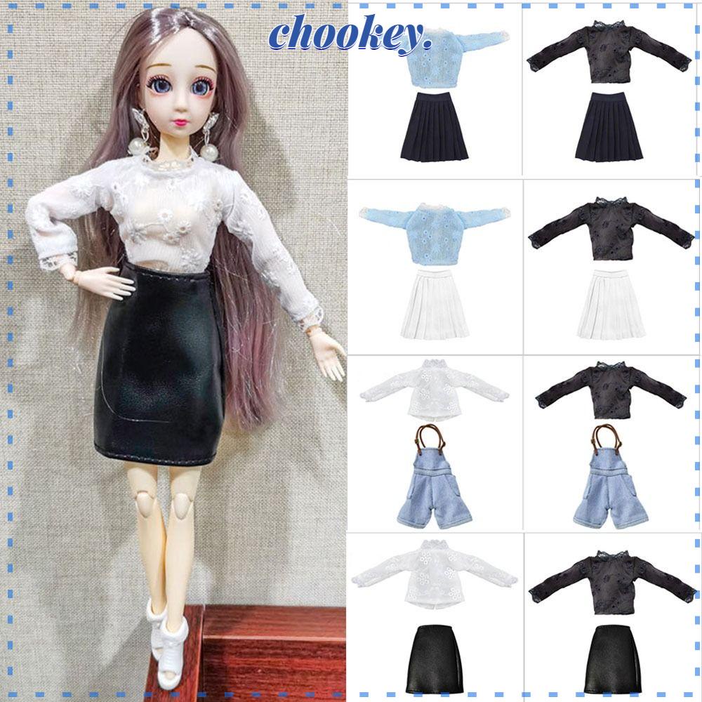 CHOOKEY Áo Khoác Jeans Thời Trang Cho Búp Bê Tỉ Lệ 1 / 6