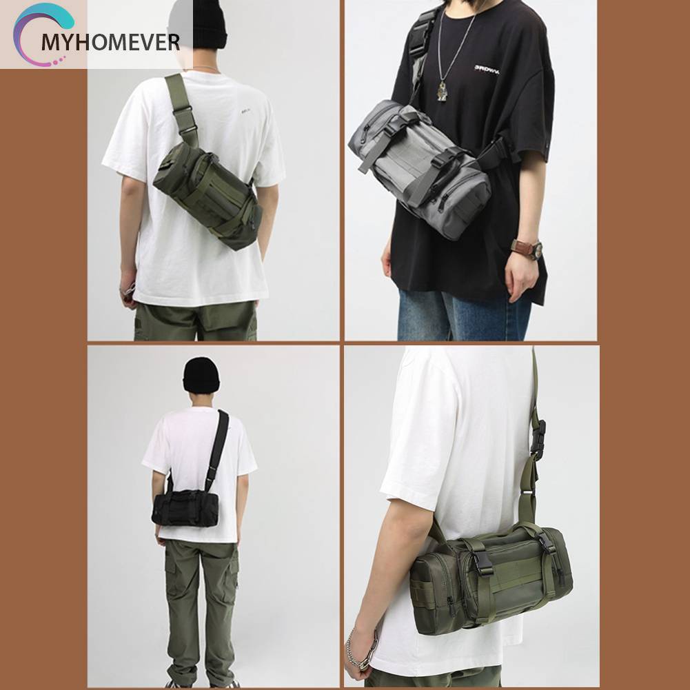 Túi Đeo Chéo Ngực Bằng Nylon Có Thể Điều Chỉnh Dùng Khi Đi Câu Cá / Cắm