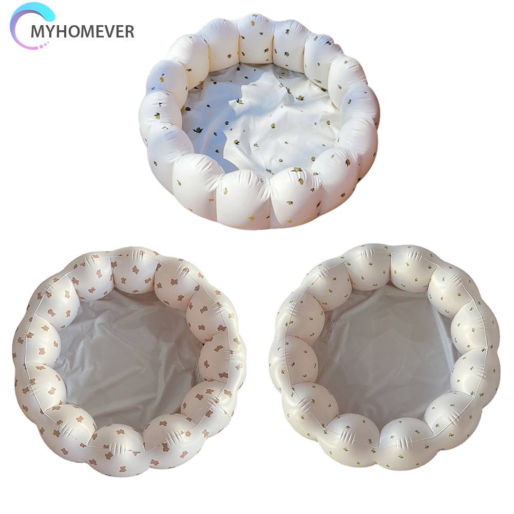 Bể bơi Bơm Hơi Bằng PVC Hình Tròn In Họa Tiết Độc Đáo Cho Bé