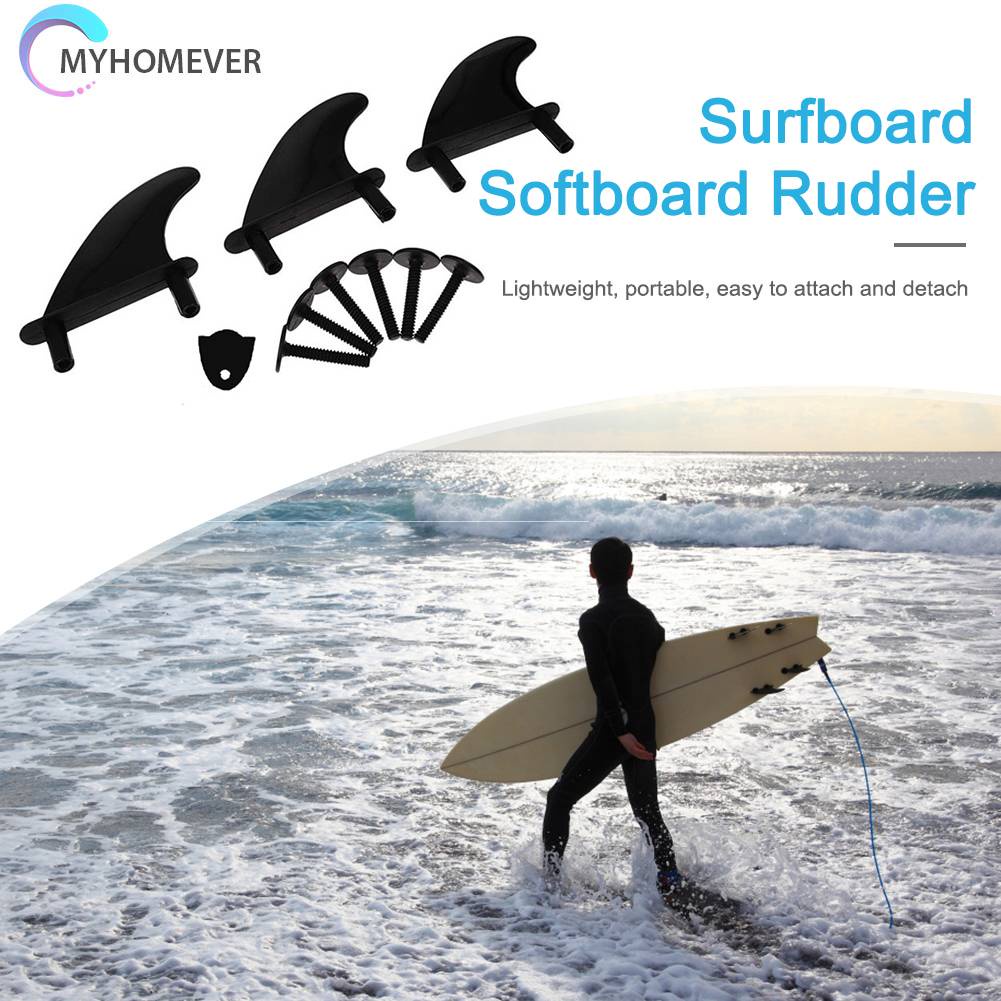 Set 3 Vây Mềm Gọn Nhẹ Chuyên Dụng Cho Ván Lướt Sóng