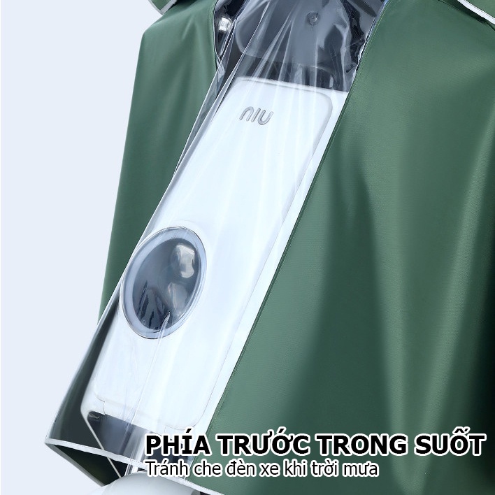 Áo Mưa Cánh Dơi Vải Oxford Cao Cấp Size To Lớn RAINCOAT