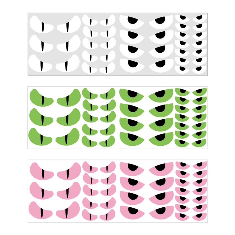 Miếng Dán Tường Hình Đôi Mắt Phát Sáng Trong Đêm Dùng Trang Trí