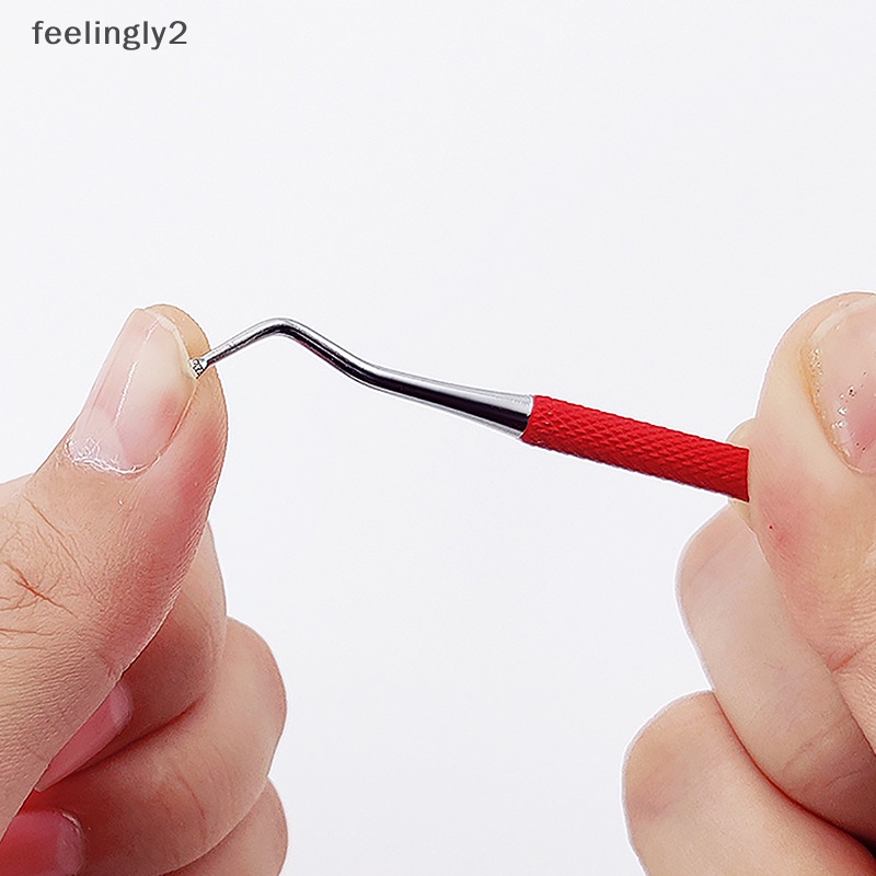 [Hàng Có Sẵn] Dụng Cụ Làm Sạch Móng Hai Đầu Bằng Thép Không Gỉ