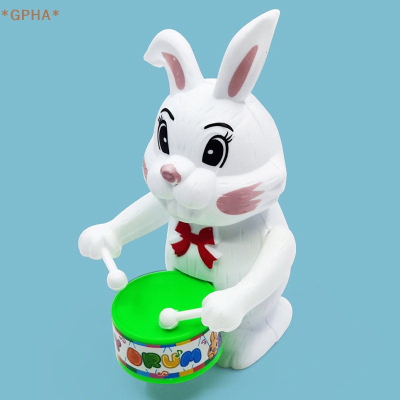 Đồ Chơi Thỏ Đánh Trống Lên Dây Cót Vui Nhộn Cho Bé Mới