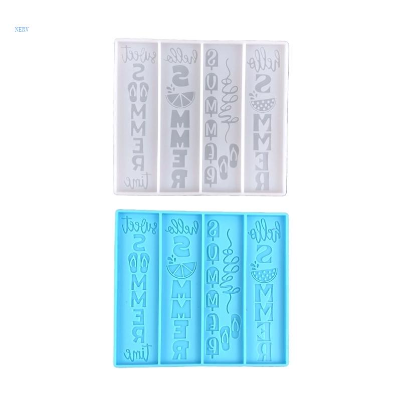 Khuôn Làm Đồ Trang Sức Bằng Nhựa Resin Hình Móc Khóa DIY