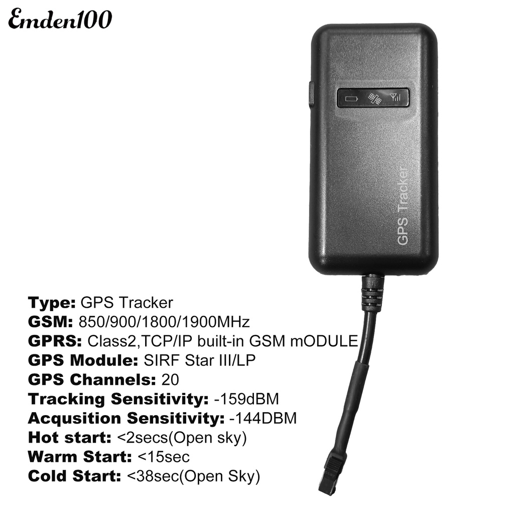 Bộ Thiết Bị Định Vị GPS GT02 / TK110 Bằng PVC Chất Lượng Cao