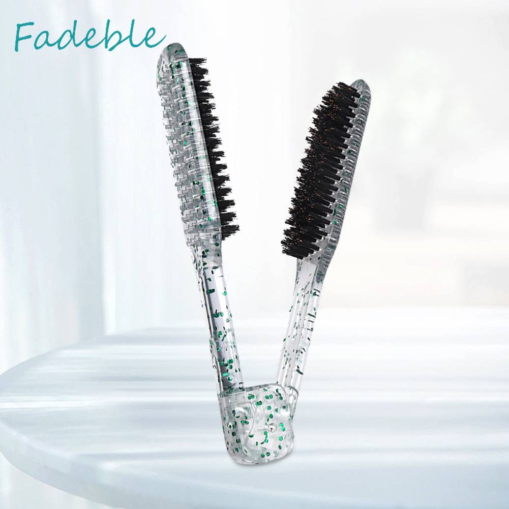 Lược Kẹp Chữ V Tạo Kiểu Tóc Không Đau Gấp Gọn Được