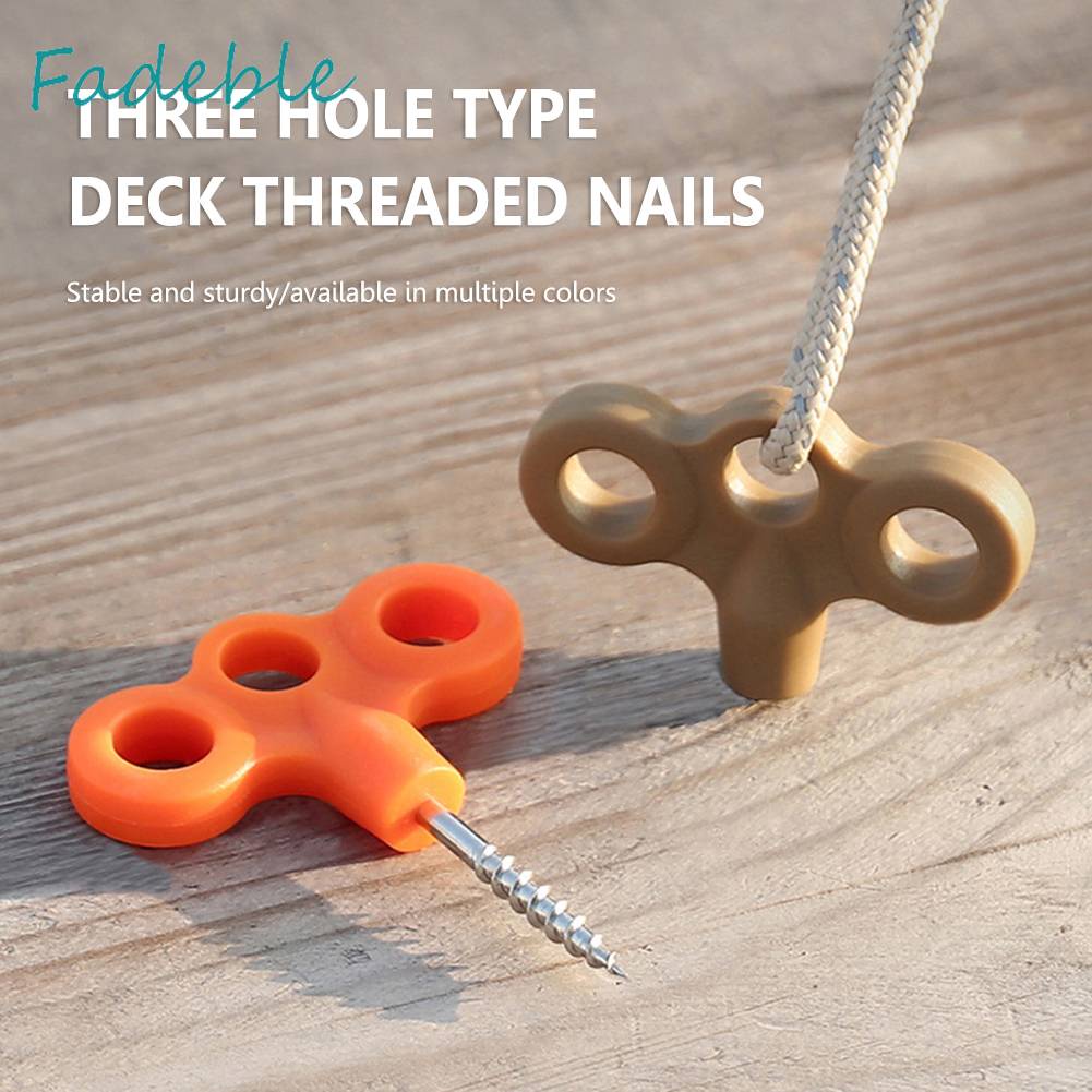 Set 5 Chốt Khóa Dây Lều Cắm Trại Tiện Lợi