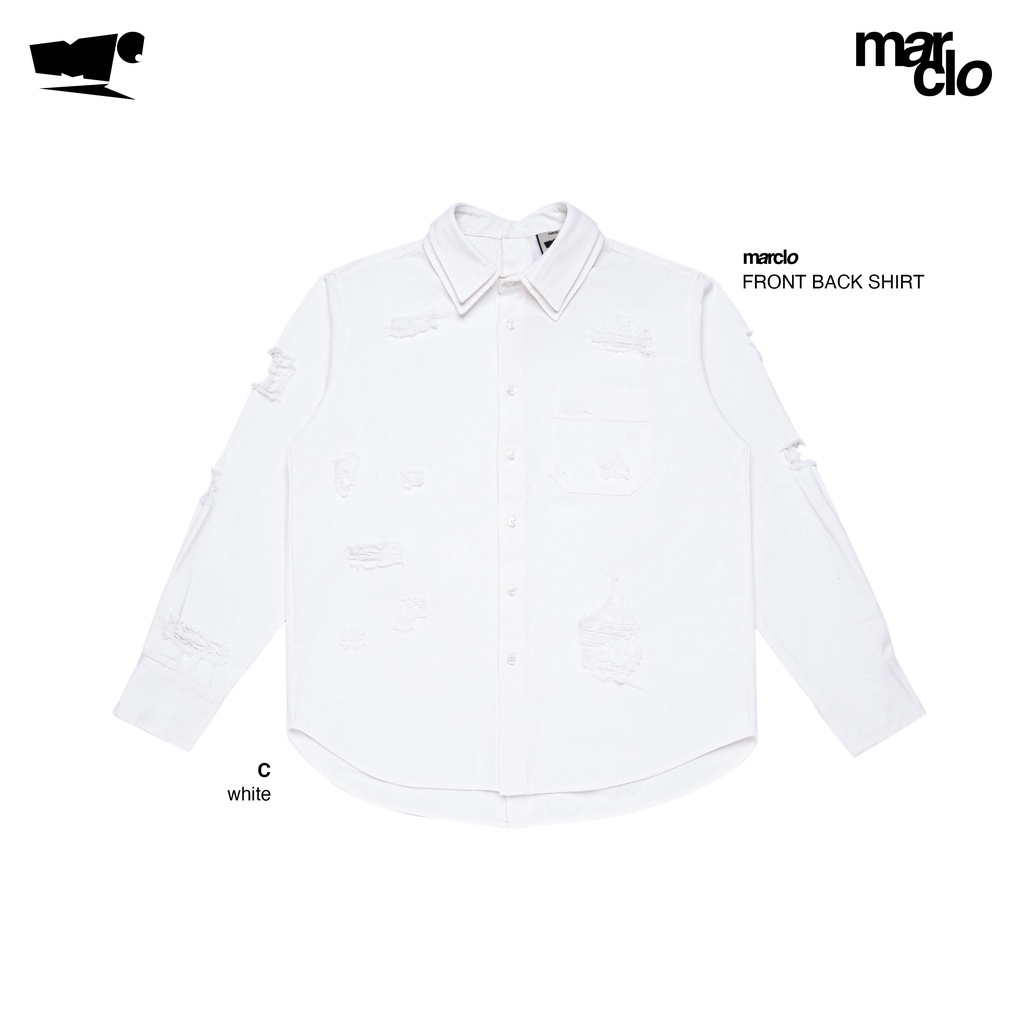 Áo Sơ Mi Tay Dài - Front Back Shirt