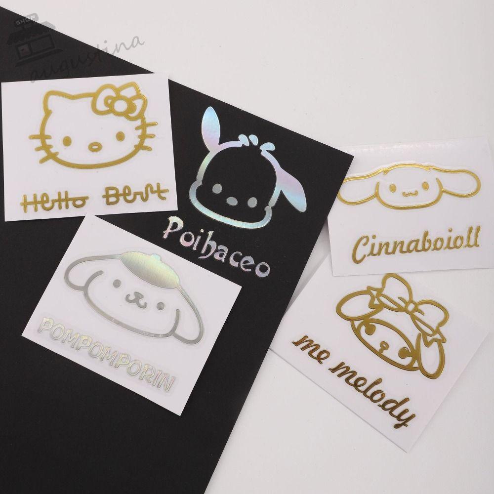 AUGUSTINA Miếng Dán Kim Loại Mini Trang Trí Điện Thoại / Sổ Tay Kulomi