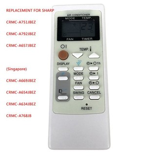 Điều khiển từ xa cho máy lạnh sharp crmc-a751jbez crmc-a792jbez crmc-a669jbez