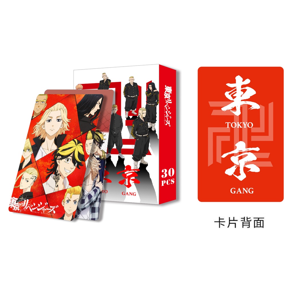 Lomo Card thẻ ảnh hologram lấp lánh Tokyo Revengers Photocard Postcard