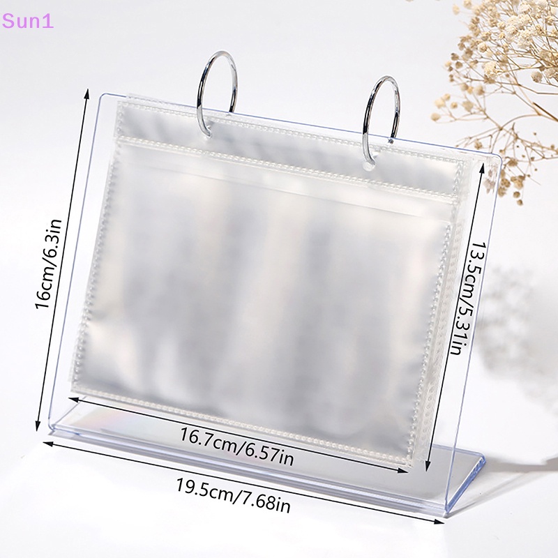 Sách Dán 17 Trang Trí Móng Tay Bằng Nhựa Trong Suốt