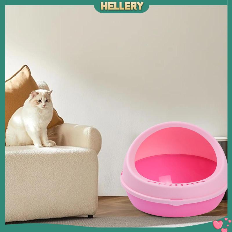 Khay Đựng Cát Vệ Sinh Chống Văng Có Khung Tháo Rời Được Cho Mèo Cưng